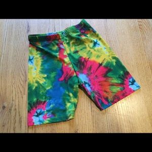 🌟3xHP!🌟 LIKE NEW Tie Dye Biker Shorts